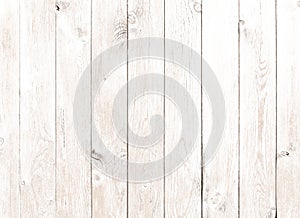 Old vintage white wood planks background