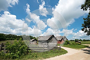 Old Vintage Wisconsin Dairy Farm