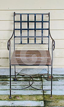 Old vintage wooden chair