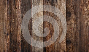 Old vintage wooden texture, weathered rustic dark wood background