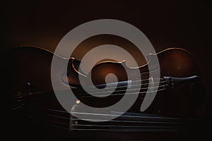 Old Violin And Cello