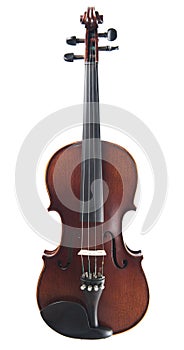 Old violin isolated