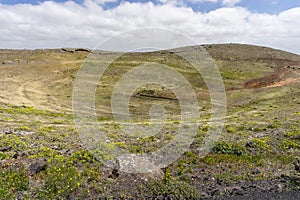 Old volcanic crater in Teguise