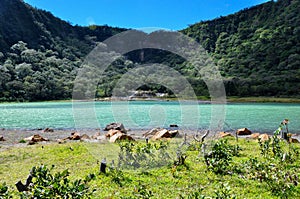 Old Volcano's Crater now Turquoise Lake, Alegria, El Salvador photo