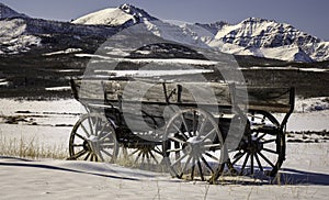 Old Wagon on the Alberta Prairies