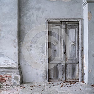 Old wall abstract architecural background, backdrop