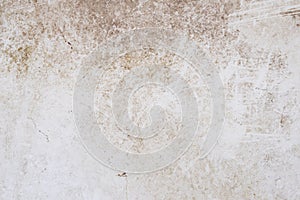 Old wall background, brown vintage grunge texture on antique white color, distressed weathered border with marbled design