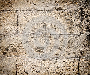 The old wall bricks texture..