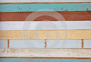 Old wall colorful wood background