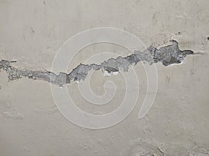 Old Wall with Cracked Concrete wall.Abstract Grunge wall texture background.Old weathered brick wall fragment