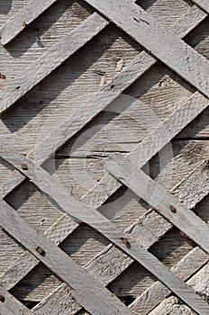 Old wall with lath 4