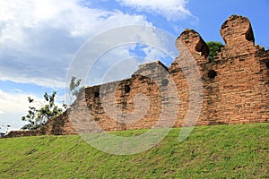 Old Wall at Nakhon Si Thammarat Province