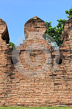 Old Wall at Nakhon Si Thammarat Province