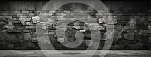 Old wall texture cement dark black gray background abstract grey color design are light with white gradient background.