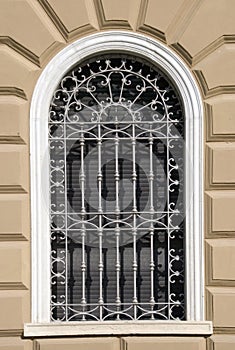 Old wall with window