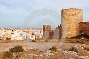 Old walls in Almeria