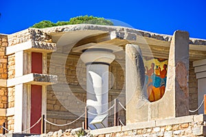 Knossos palace, Heraklion, Crete, Greece