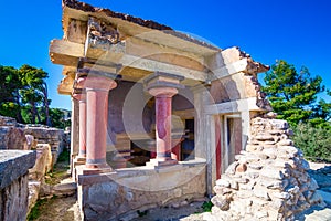 Knossos palace, Heraklion, Crete, Greece