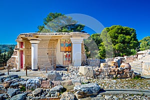 Knossos palace, Heraklion, Crete, Greece