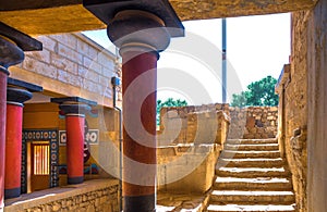 Knossos palace, Heraklion, Crete, Greece