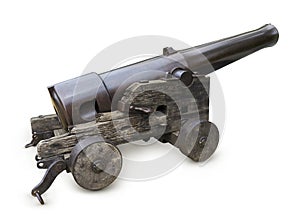 Old war cannon