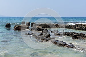 Old warf at Ho'okena Beach Park