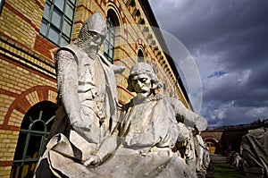 Old warrior statue in Berlin, Germany