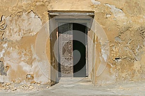 Old Watchtower Door in Al Rams, UAE