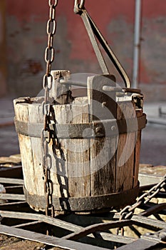 Old water bucket