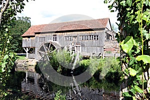 Old water mill in the country