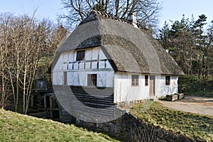 Old Water Mill in the Forest