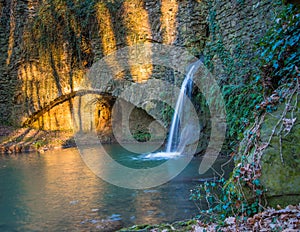 Old water mill hidden in the Tuscany countryside