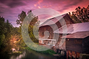 An old water mill in one of the villages in the Lublin region.