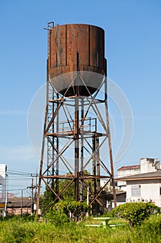 Old Water Tank Tower, Thailand.