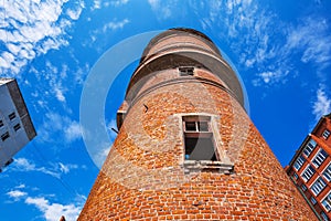 Old water tower. Berdsk, Western Siberia