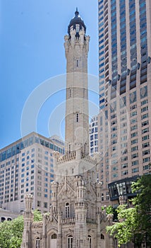 Old Water Tower Chicago Illinois