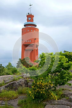 Old water tower, day in June. Hanko, Finland