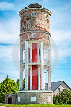 Old water tower. Kohtla-JÃ¤rve, Estonia