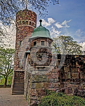 Old water tower, Sweden in HDR