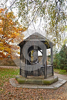 Old water well in Prague