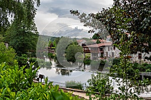 Old watermill by the river Arnoia in Allariz, Ourense photo