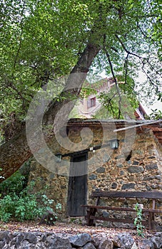 The old watermill on the river  Clarios in the Kakopetria village. Nicosia District. Cyprus