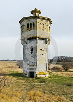 Old watertower near Stavropol, Russia