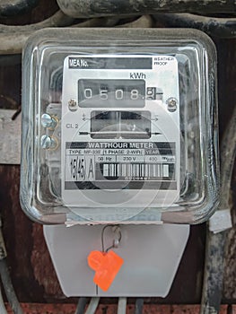 Old Watt hour meter