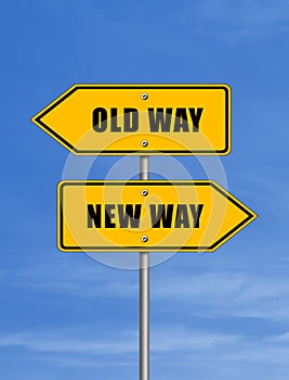 Old way - new way