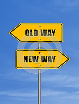 Old way - new way