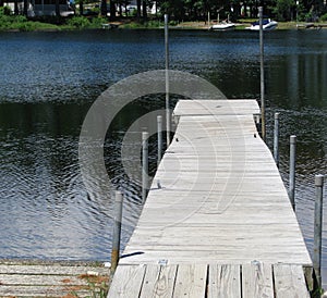 Old weatherbeaten dock