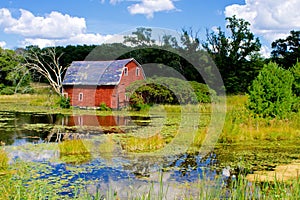 Old weathered barn