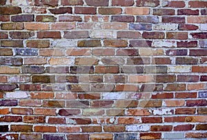 Old, Weathered Brick Wall