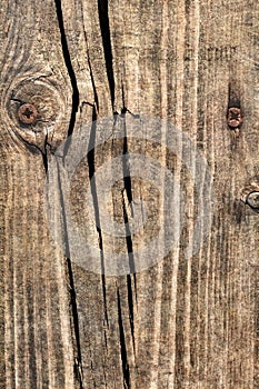 Old Weathered Cracked Knotted Pine Wood Floorboard Grunge Texture